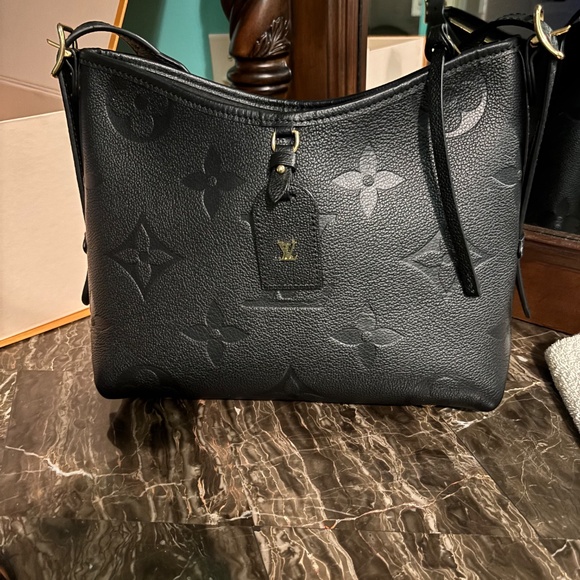 Black LV CarryAll PM - Picture 7 of 8